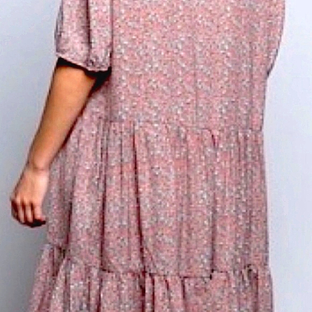 50. POL Ditzy Bean Floral MIDI Dress - Picture 8 of 15